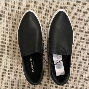 Kenneth Cole - black faux leather shoes
